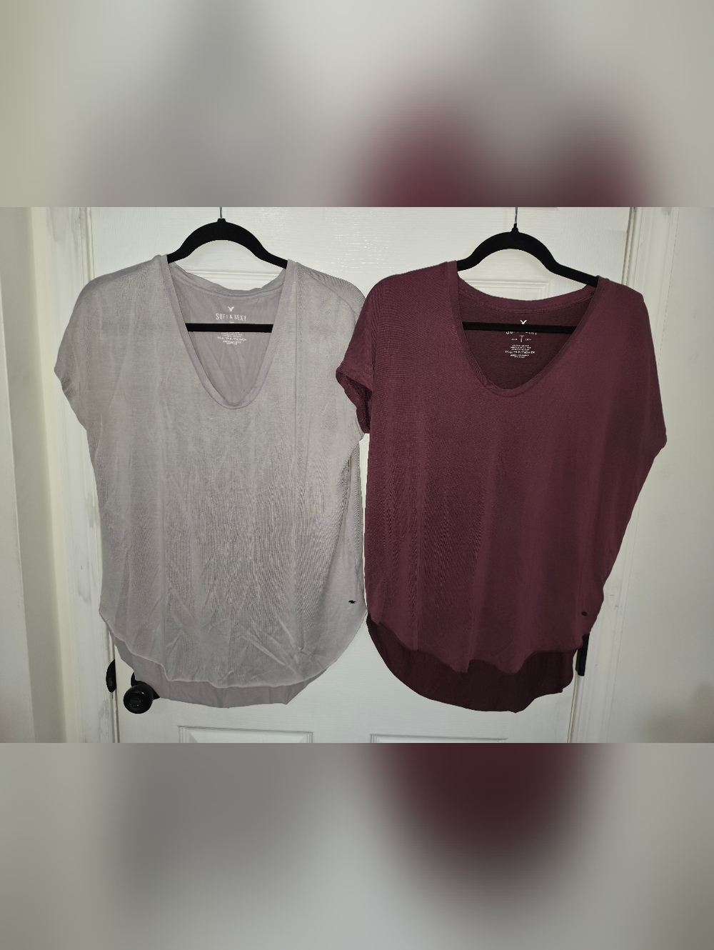 American Eagle Outfitters Women’s Short Sleeve Distressed Tees